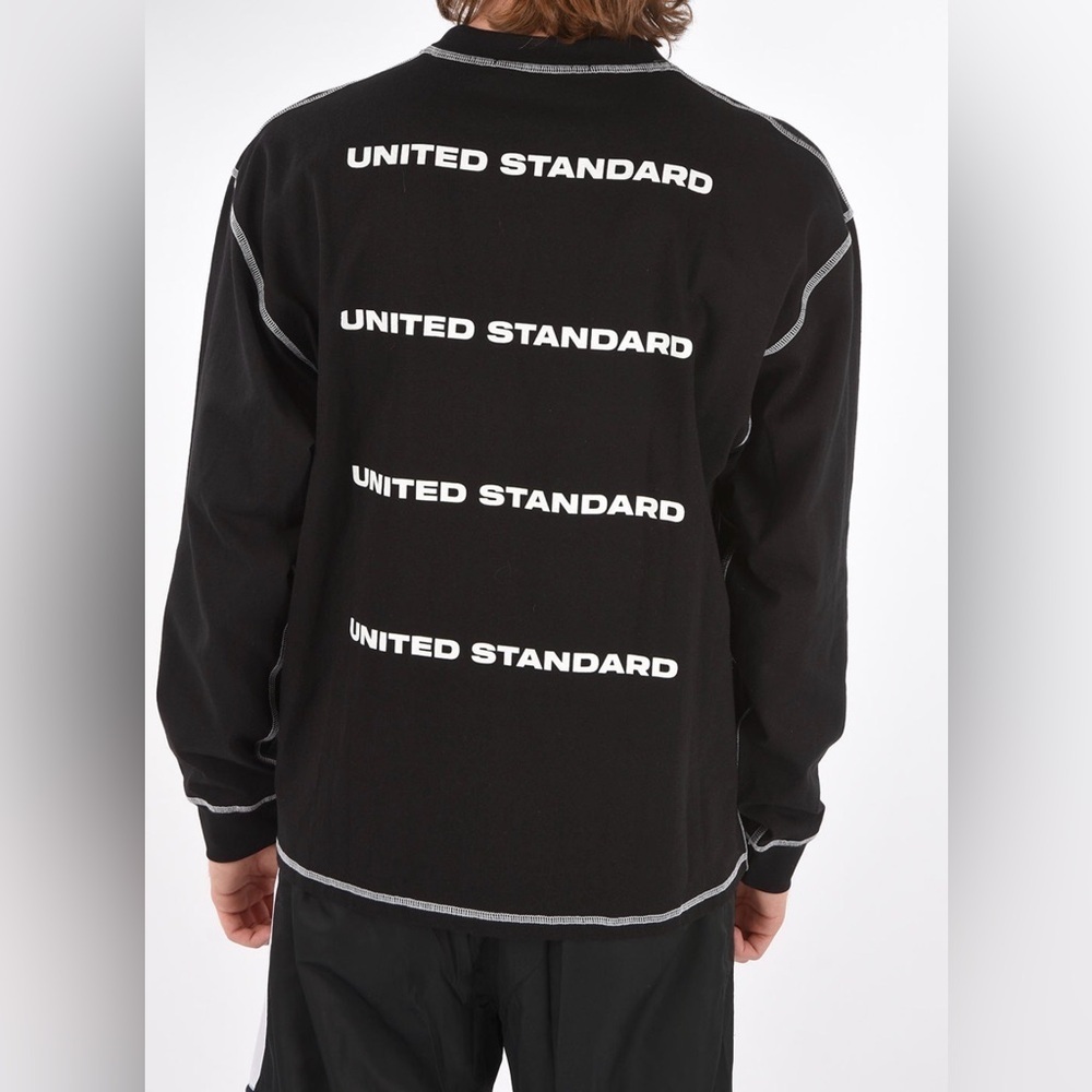 United Standard Men’s Card Holder Long Sleeve Tee with Logo Print on Back Size S - Picture 10 of 10